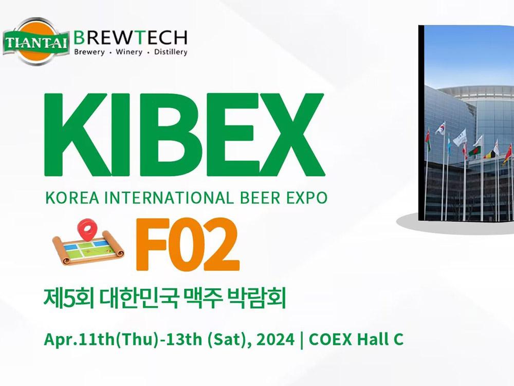 <b>Join Tiantai Brewtech at KIBEX 2024 in Seoul Korea</b>